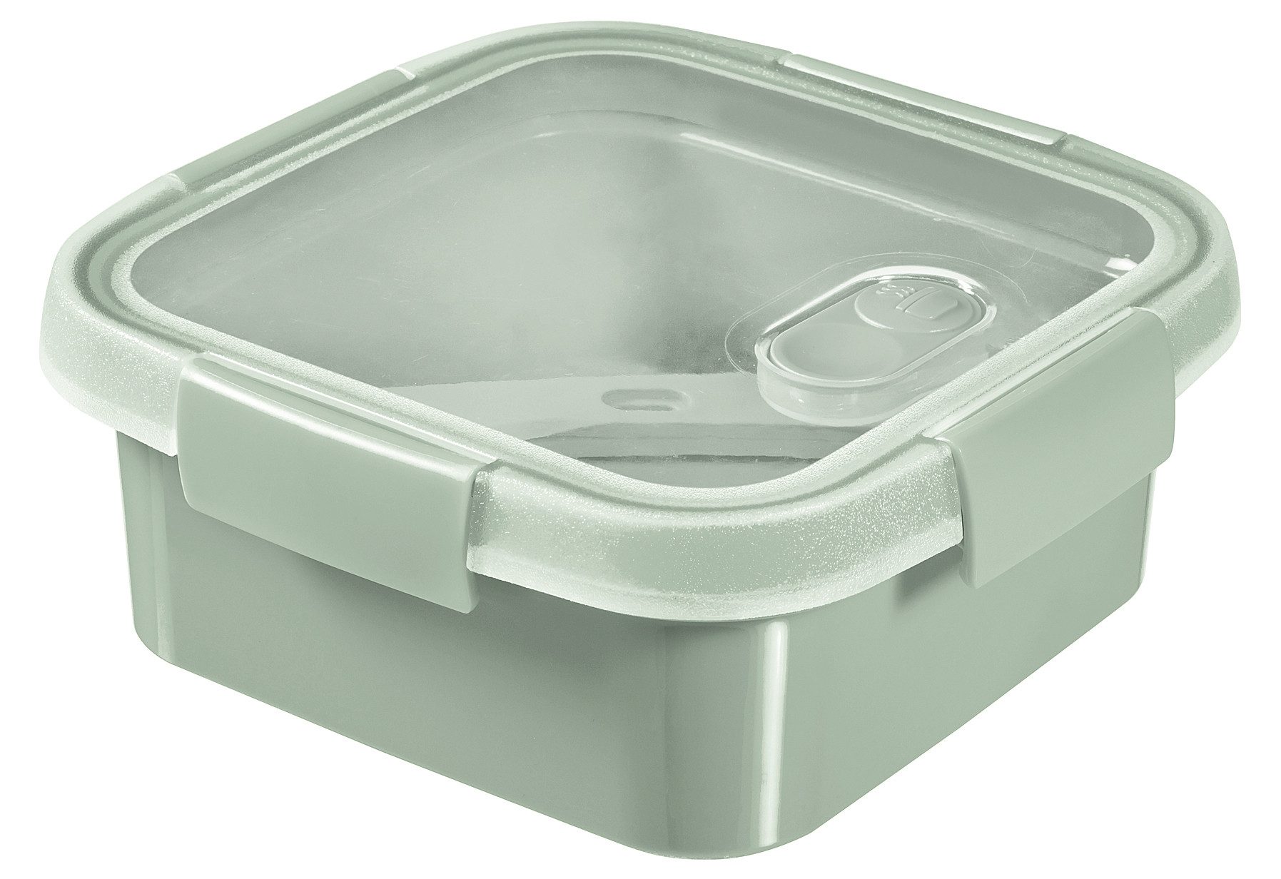 Curver Lunchbox Frischhaltedose Smart to Go Lunch, Kunststoff, stapelbar, Clipverschluss, aus recyceltem Material