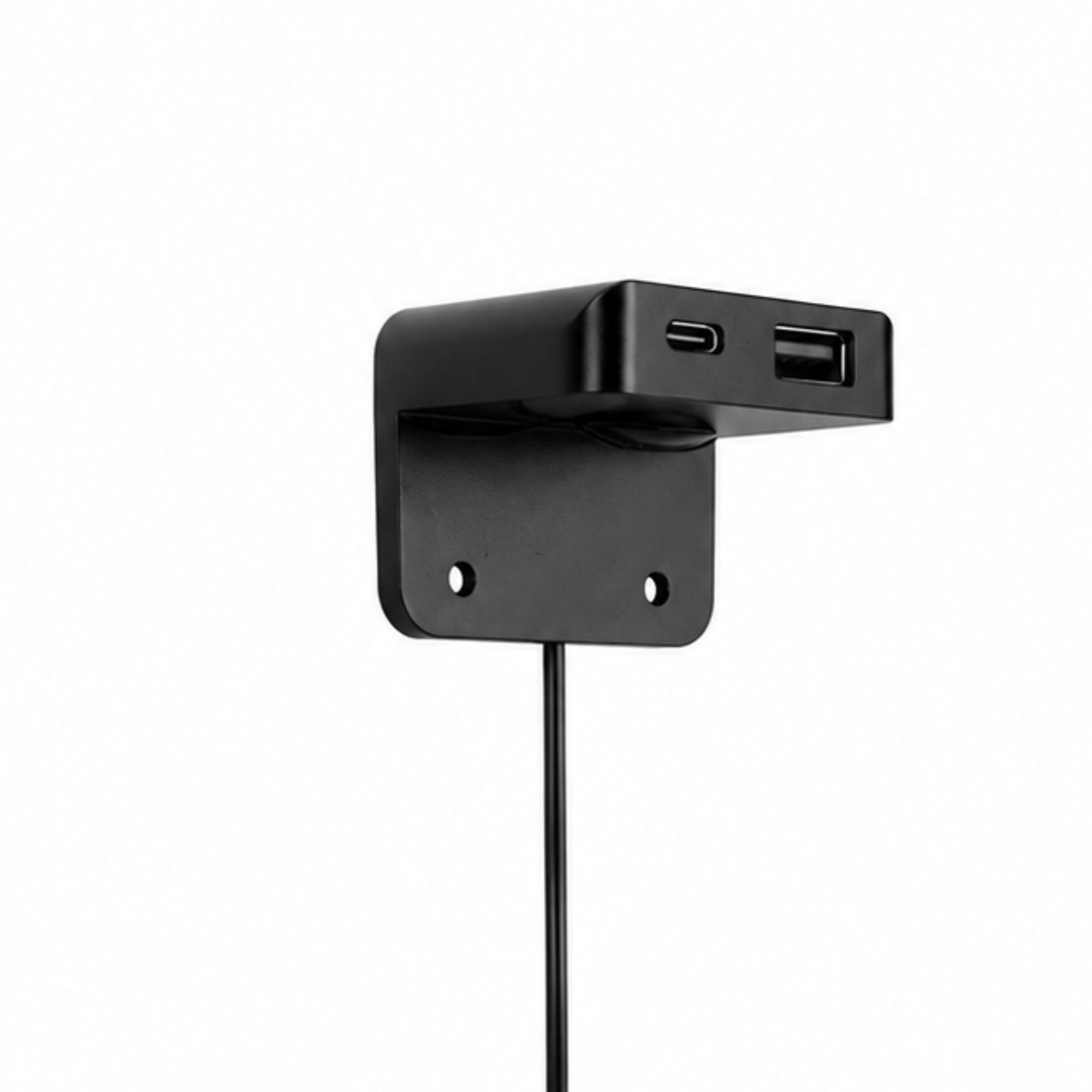 kalb Steckdose VOLTIS Möbel Charger Schwarz USB C & USB A 12/24 VDC 5V 2A