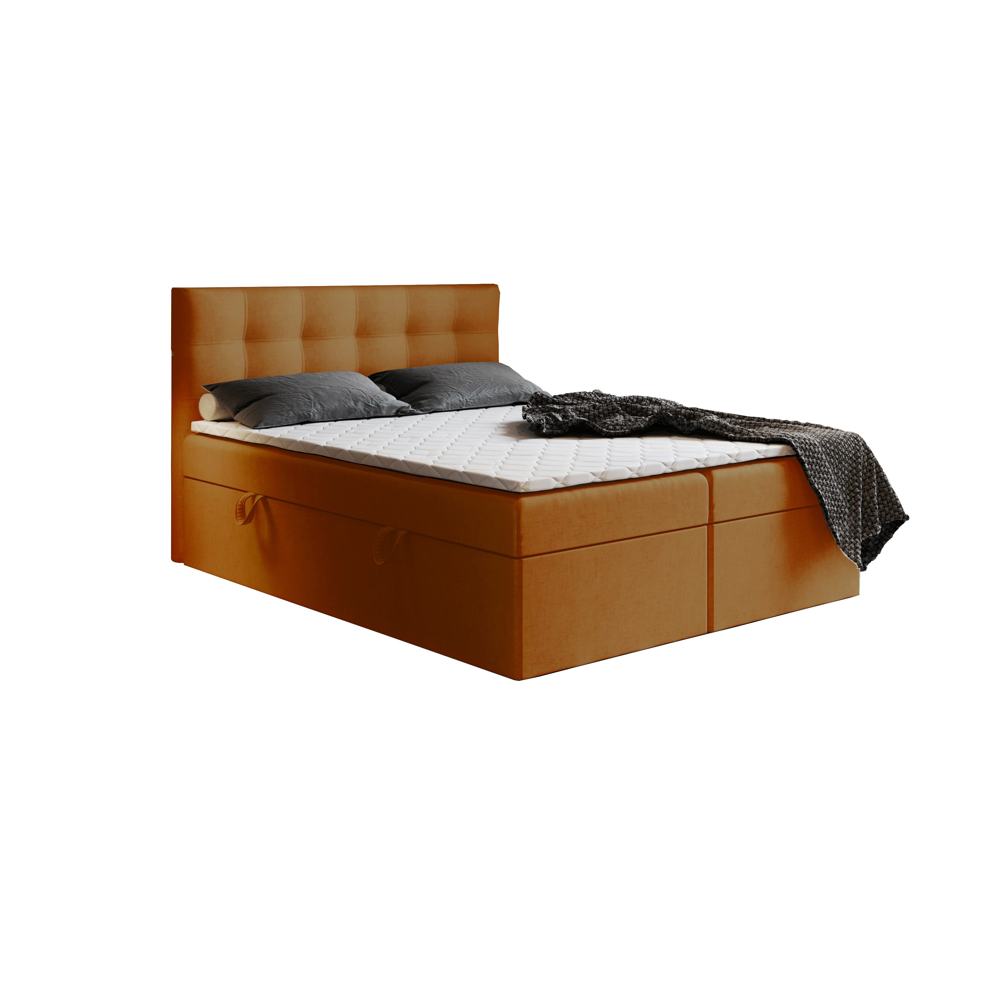 Godre Boxspringbett mit Bettkasten Ewora 180x200 günstig online kaufen