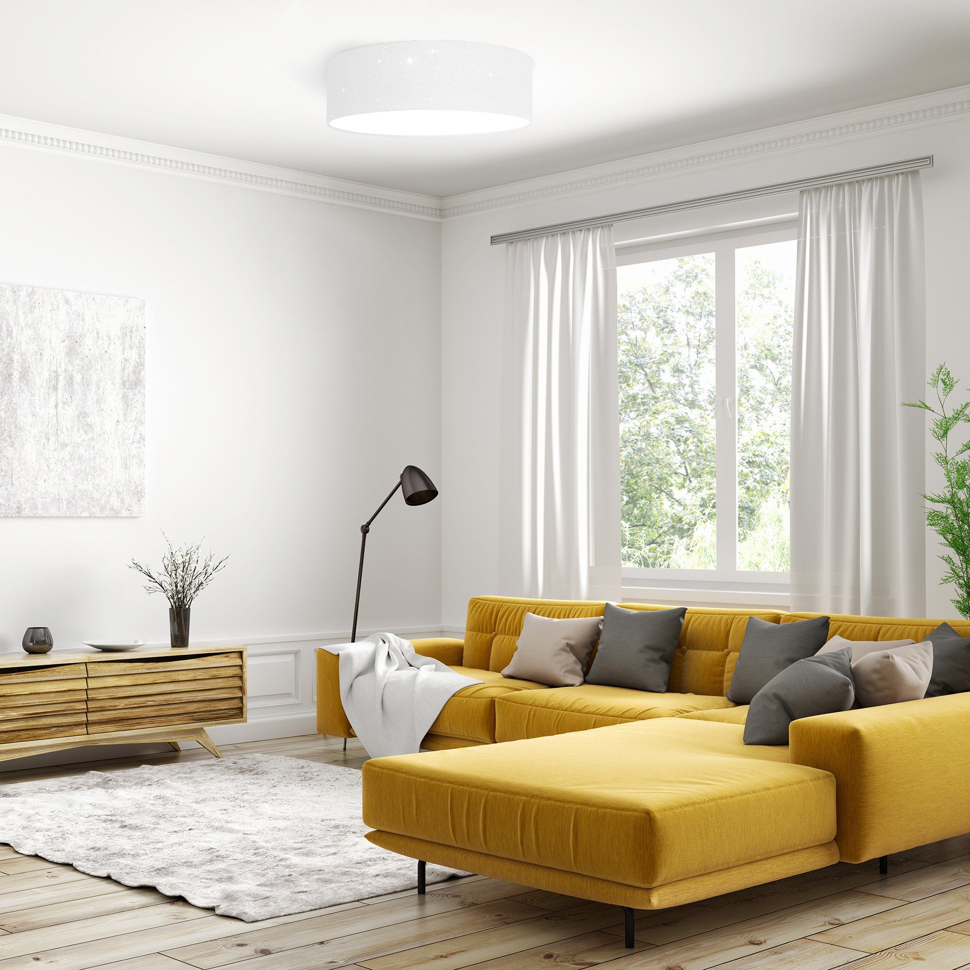 Navaris Deckenleuchten LED Deckenleuchte rund mit günstig online kaufen