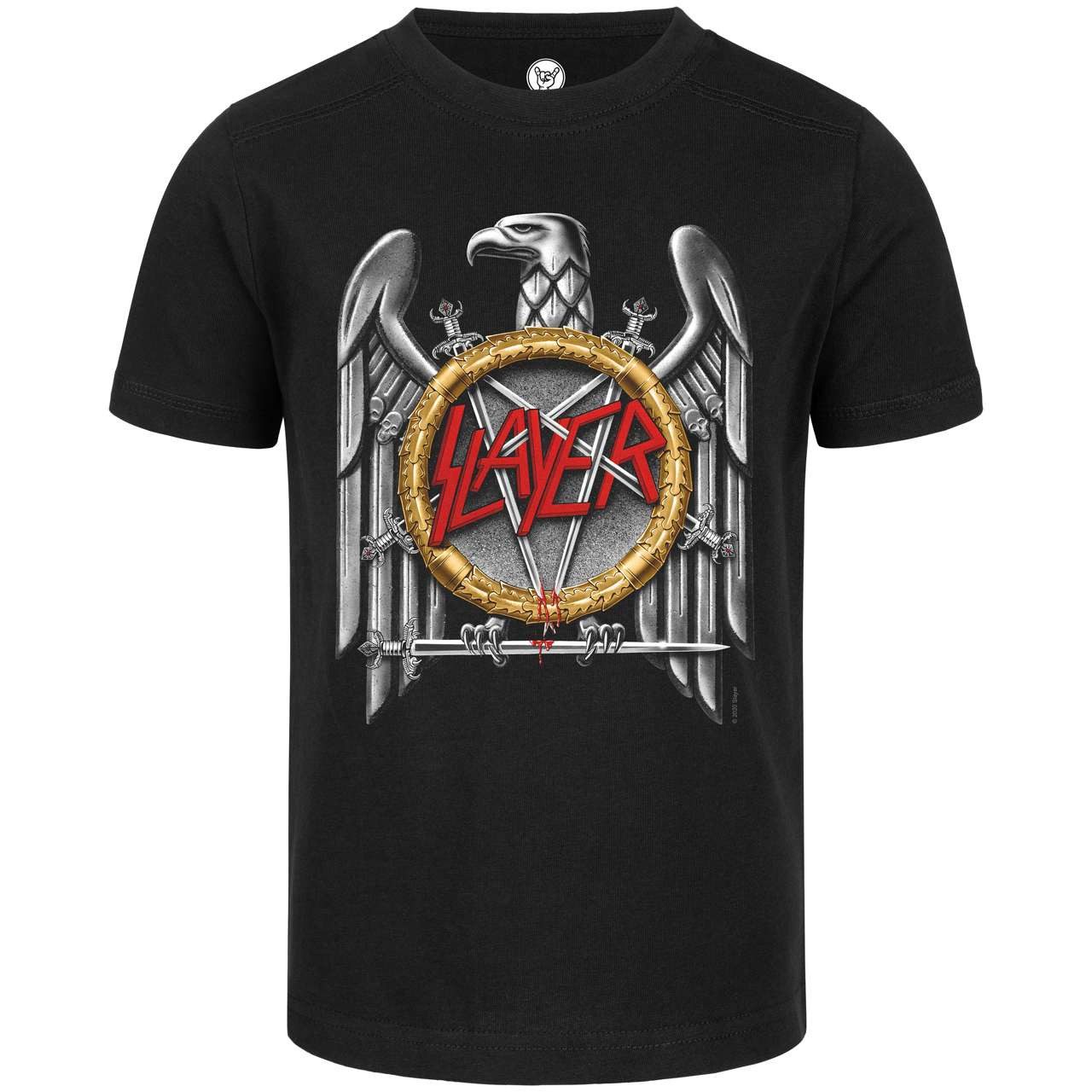 T-Shirt mit Slayer (Silver Eagle) Aufdruck für Kinder (2–14 J)