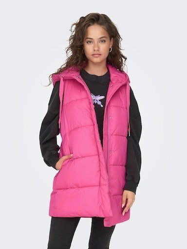 Azalea Pink ONLASTA ONLY OTW WAISTCOAT Steppweste PUFFER CC