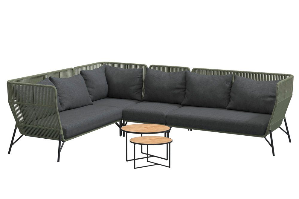 Mittel-Modul Altoro inkl. 4Seasons 1 seasons taste Loungesofa by Grün 2 4 Kissen,