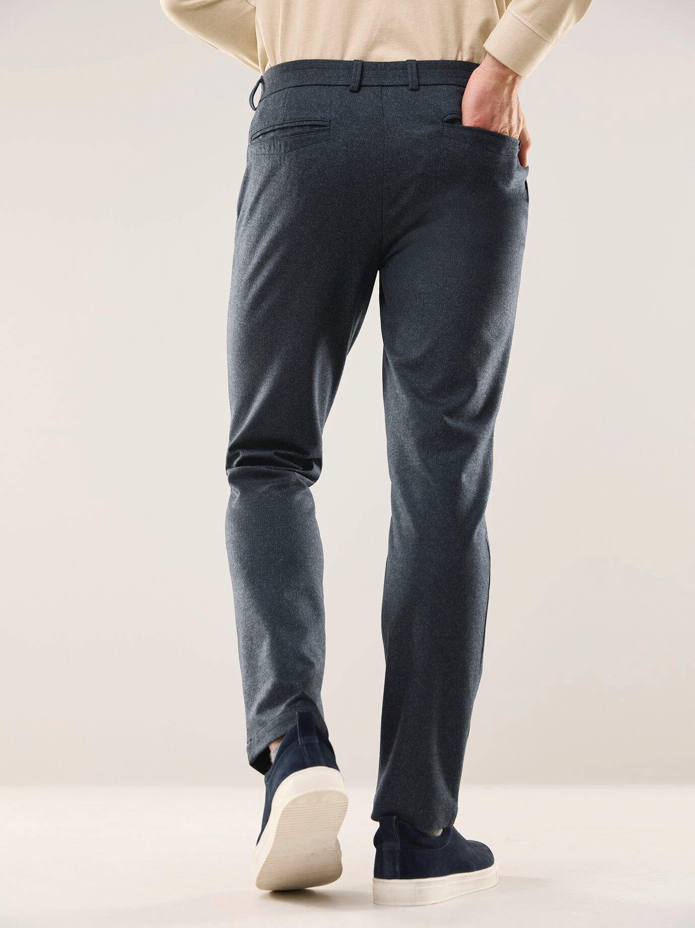 Walbusch Chinohose Herren Bügelfreie Chino aus Leichtflanell Modern fit, modern