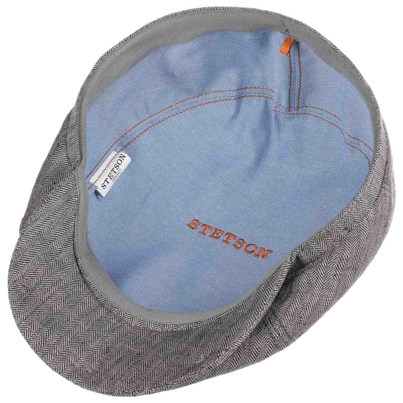 Stetson Flat Cap (1-St) Ballonmütze mit Schirm, Made in the EU