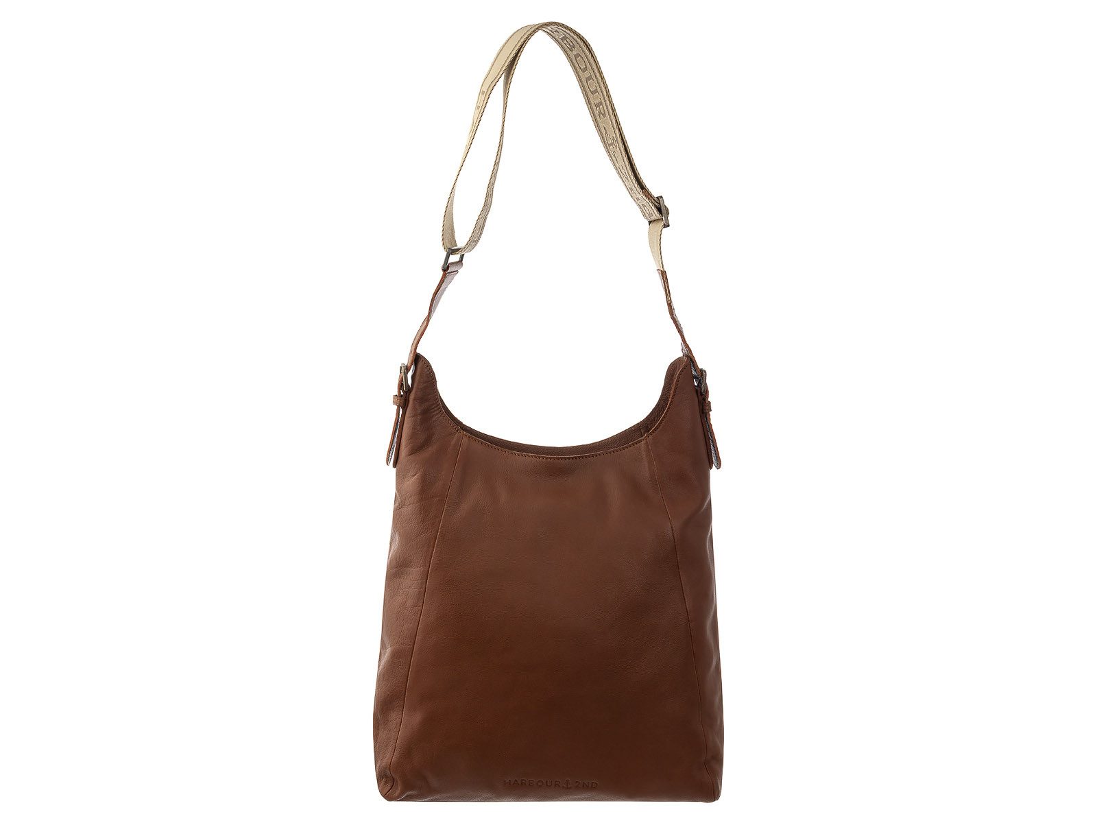 HARBOUR 2nd Shopper Lisa Hobobag-Style-JP Damen (ein Stück, 1-tlg., ca. B/H/T 43,5/37/15 cm), Logo