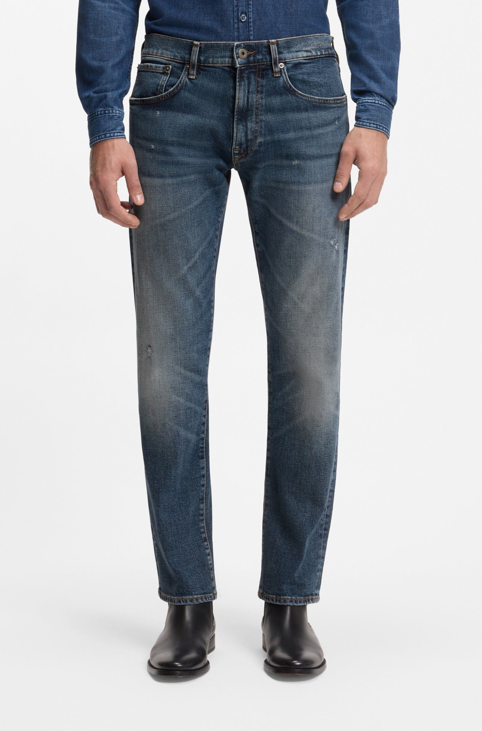 BOSS 5-Pocket-Jeans Jeans aus Stretch-Denim (1-tlg)