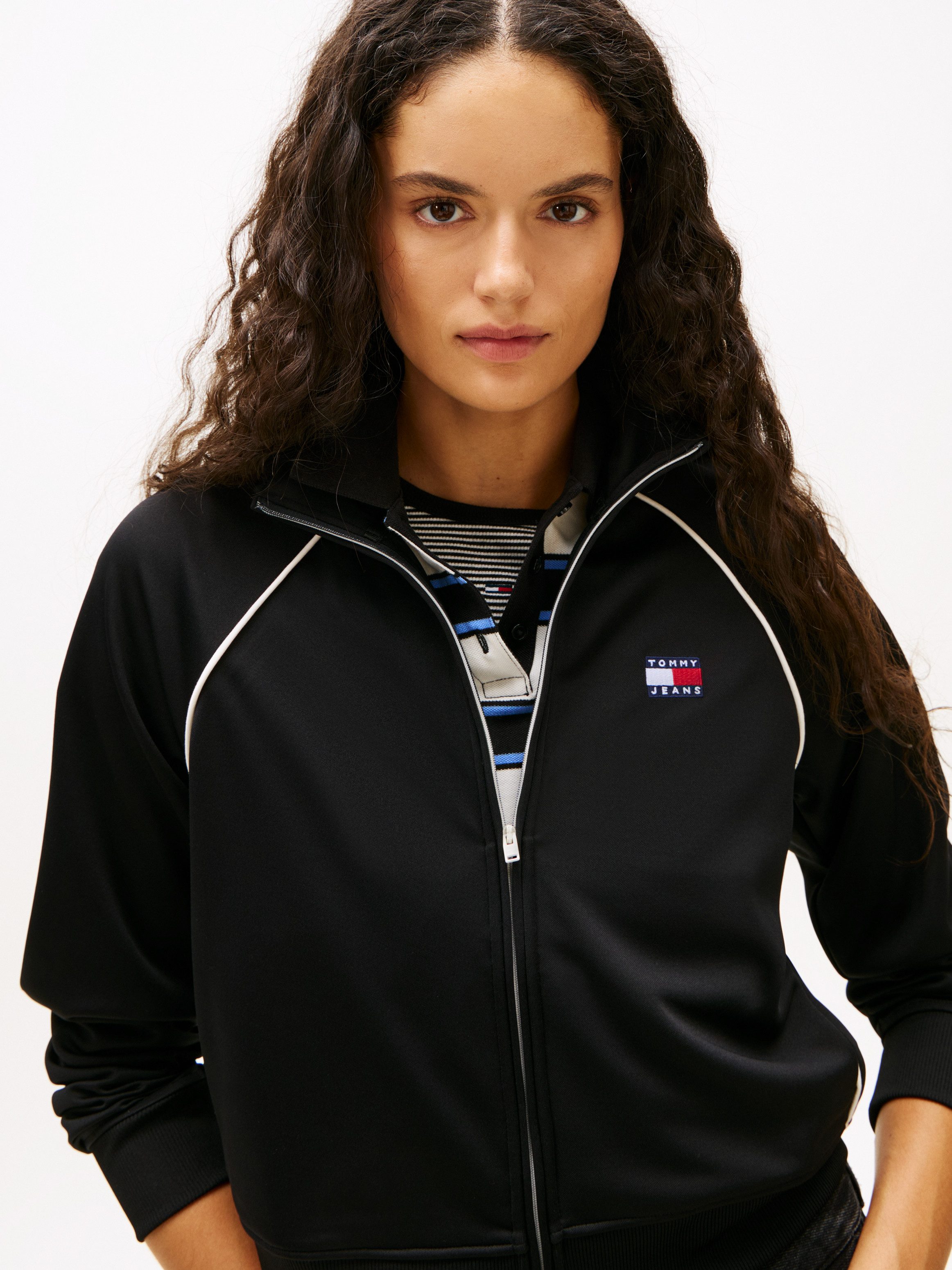Tommy Jeans Yoga-Sweatjacke TJW BADGE TRACK JACKET EXT