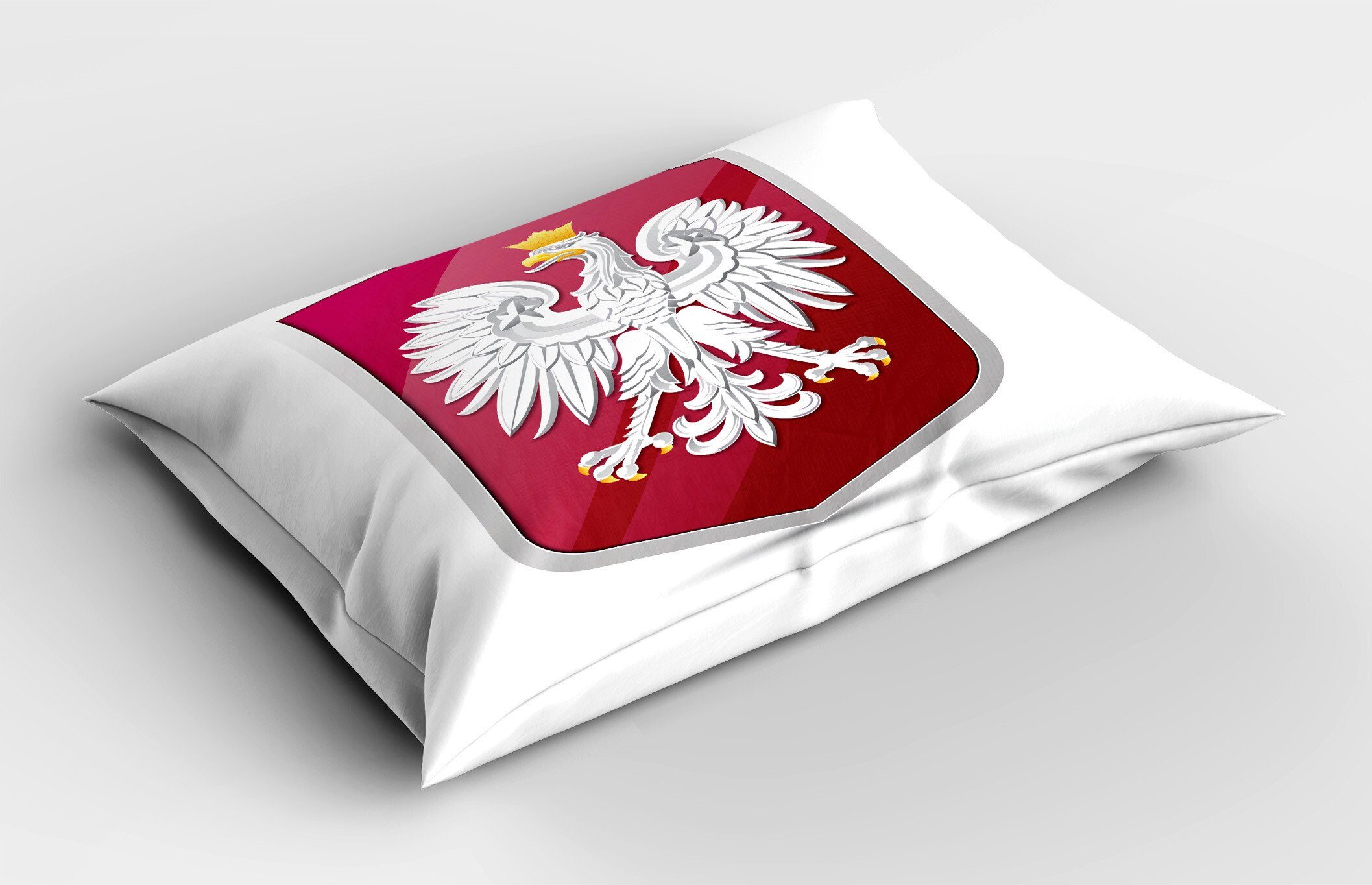Stück), Kopfkissenbezug, Polen Gedruckter Polieren Wappen Abakuhaus Queen von Kissenbezüge Size (1 Dekorativer Adler