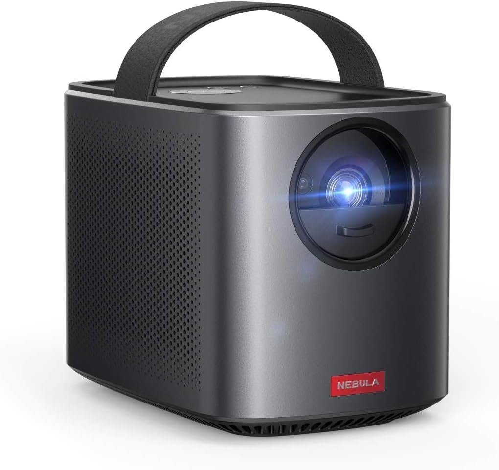 Nebula Portabler Projektor (1280 x 720 px, Kompakter Mini Beamer 500 Lumen, 720p, 30-150 Zoll, ideal für zu Hause)
