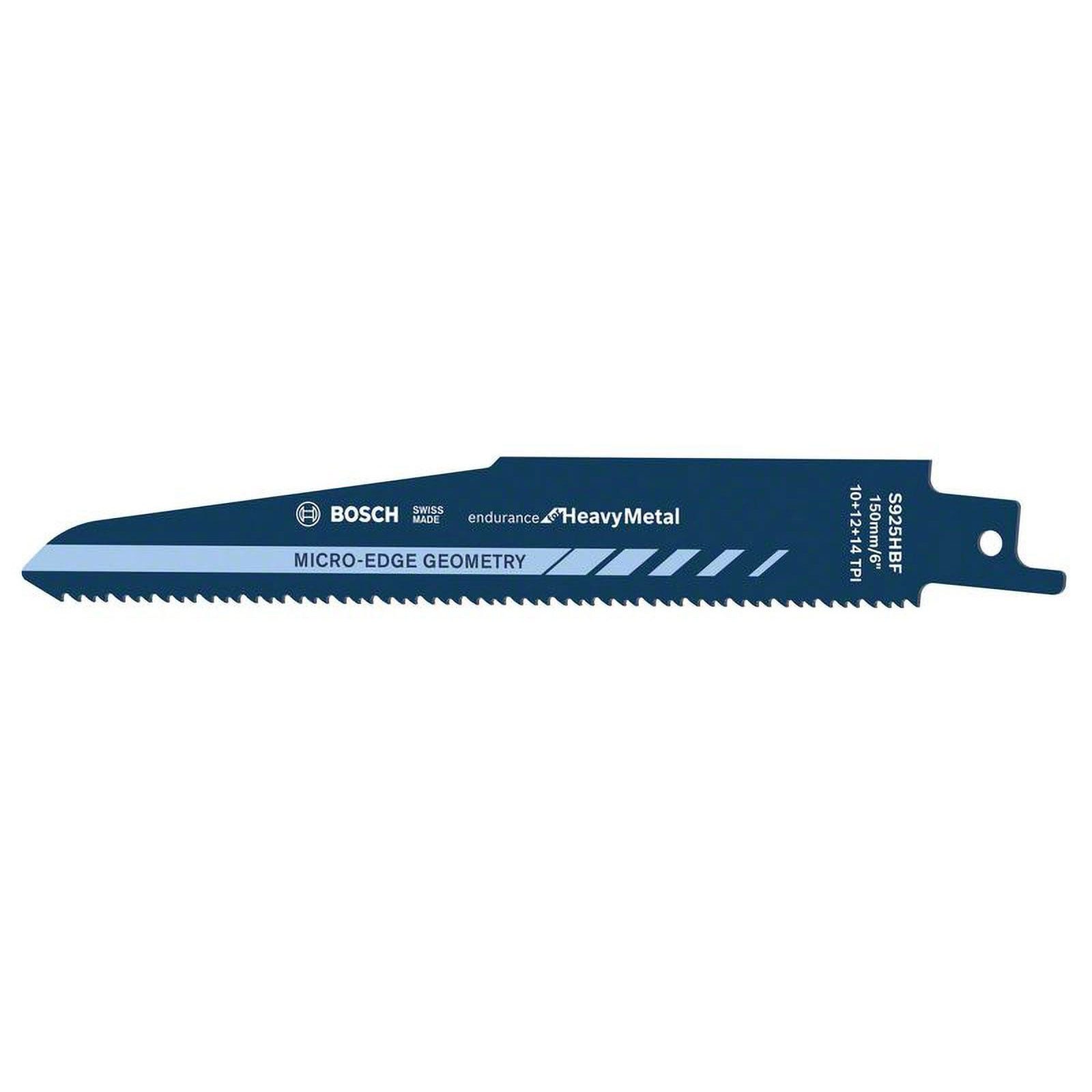 BOSCH Säbelsägeblatt Bosch Säbelsägeblatt S 925 HBF, Endurance for Heavy Metal, 5er-Pack -