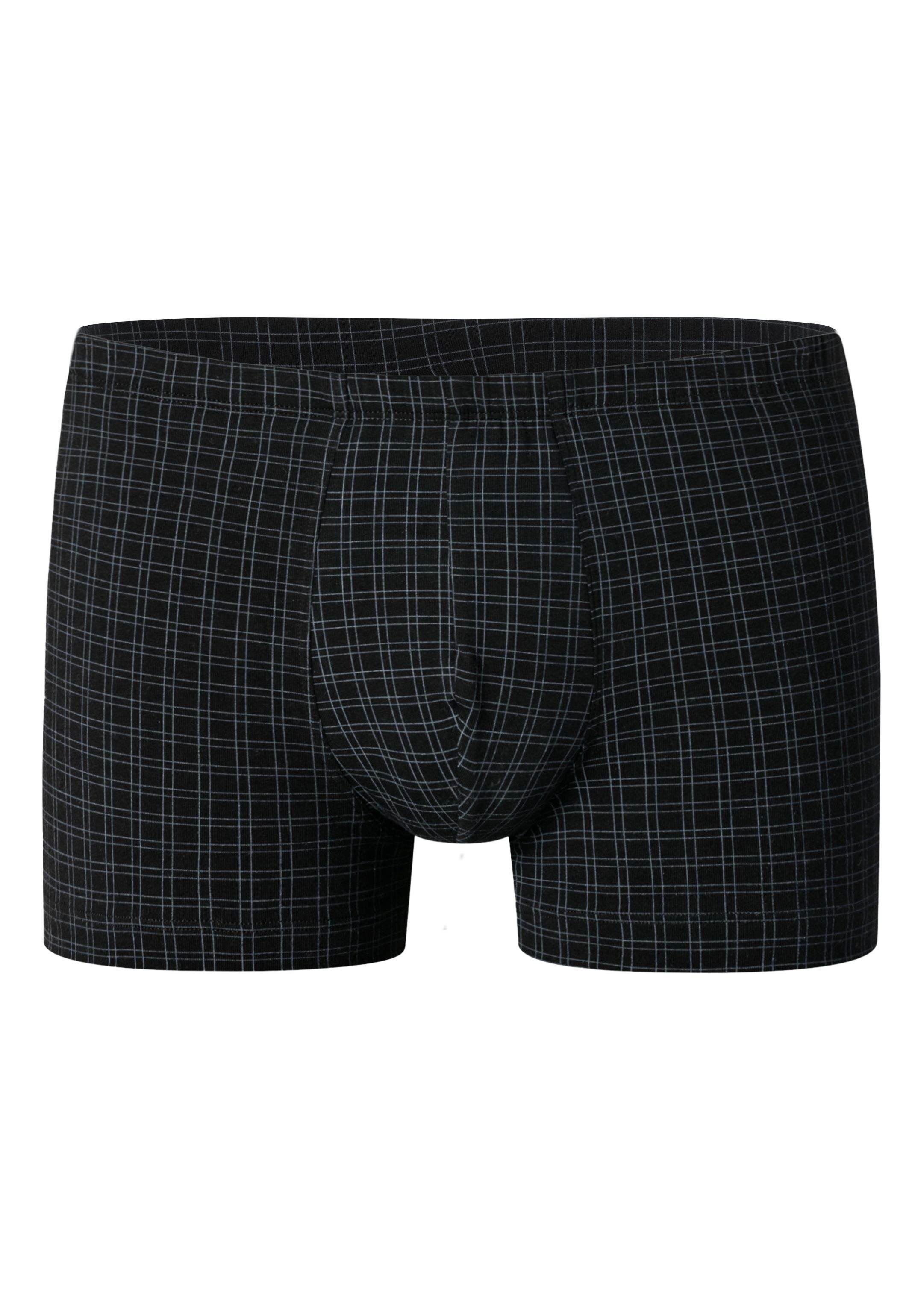 Schiesser Retro - Cotton Pant Casual Eingriff (1-St) Schwarz - Baumwolle Ohne Atmungsaktiv Retro / Cotton Short Organic Boxer 