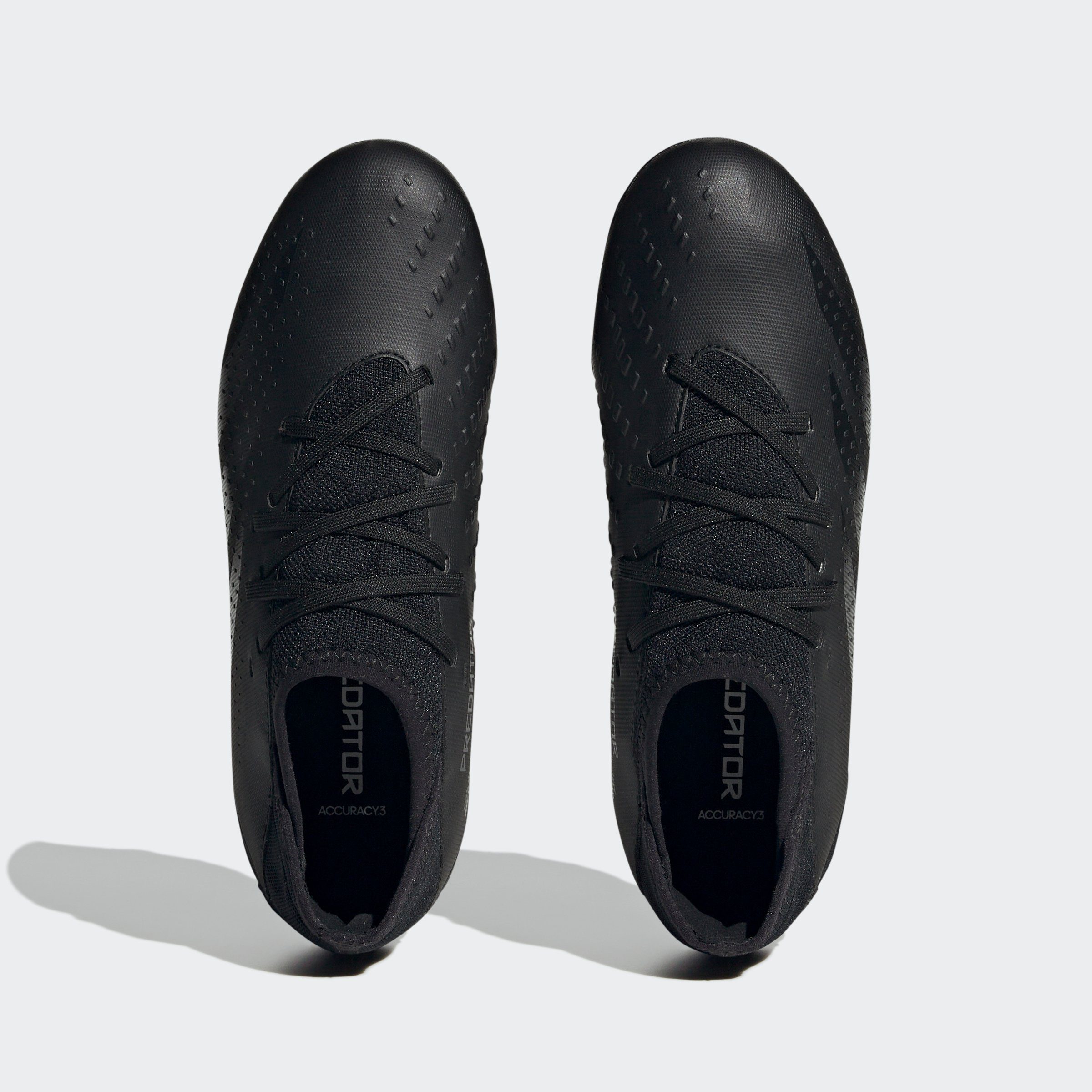 adidas Performance PREDATOR ACCURACY.3 Core FG Fußballschuh Cloud White Core / / Black Black
