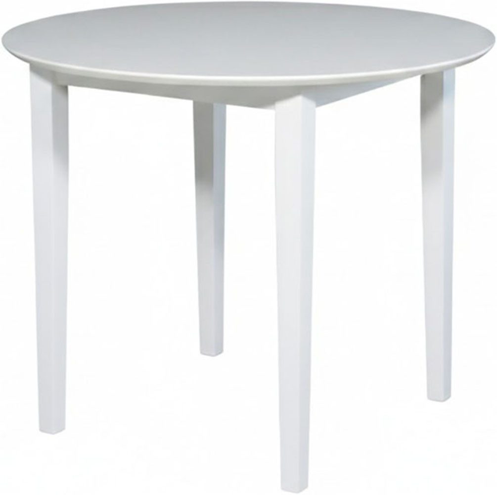 Jahnke Esstisch DINE LITE 90, Esstisch, rund, Massivholz, Skandi-Look, bis zu 4 Personen, 90 cm