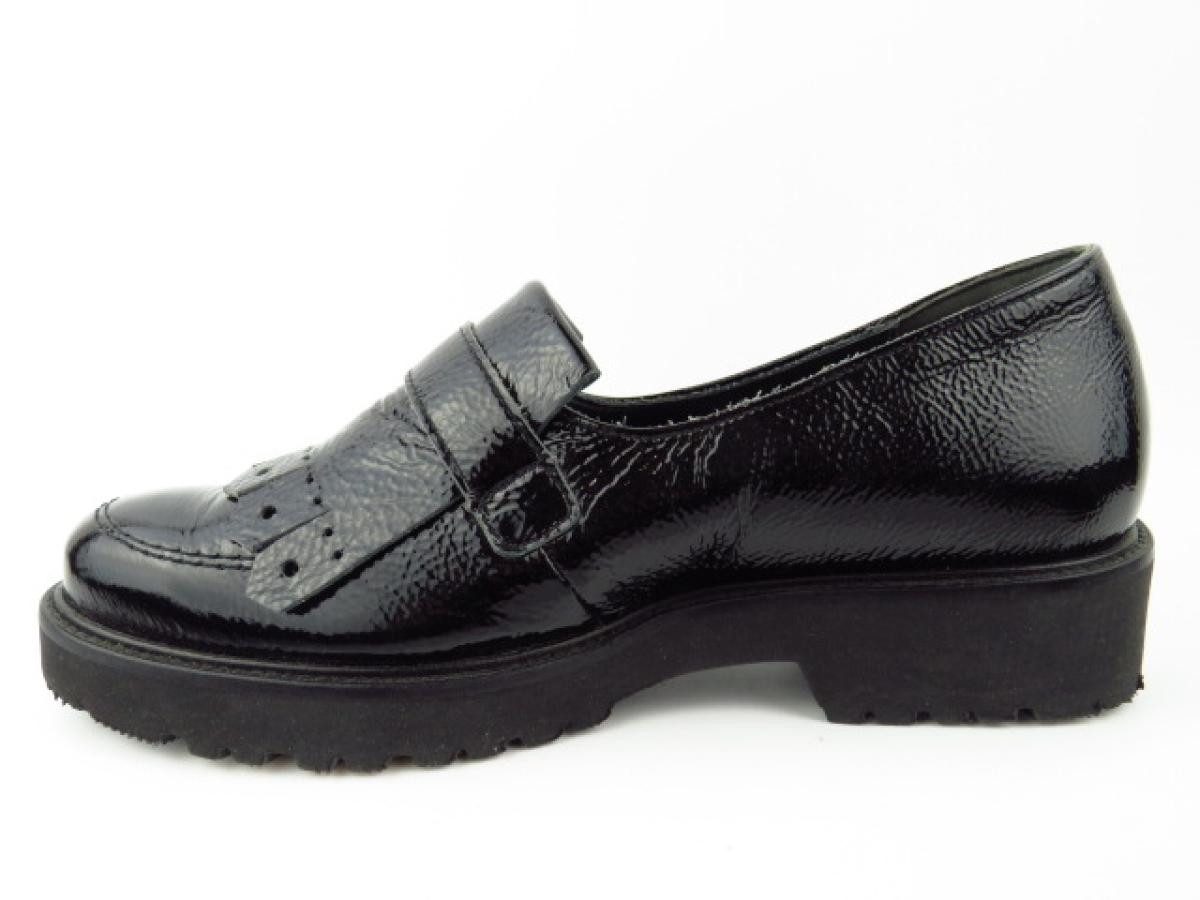 Semler Knautschlack schwarz Hochfrontpumps günstig online kaufen