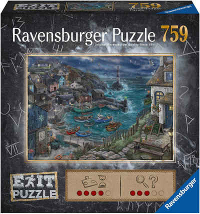 Ravensburger Puzzle Das Fischerdorf, 759 Puzzleteile, Made in Germany; FSC® - schützt Wald - weltweit