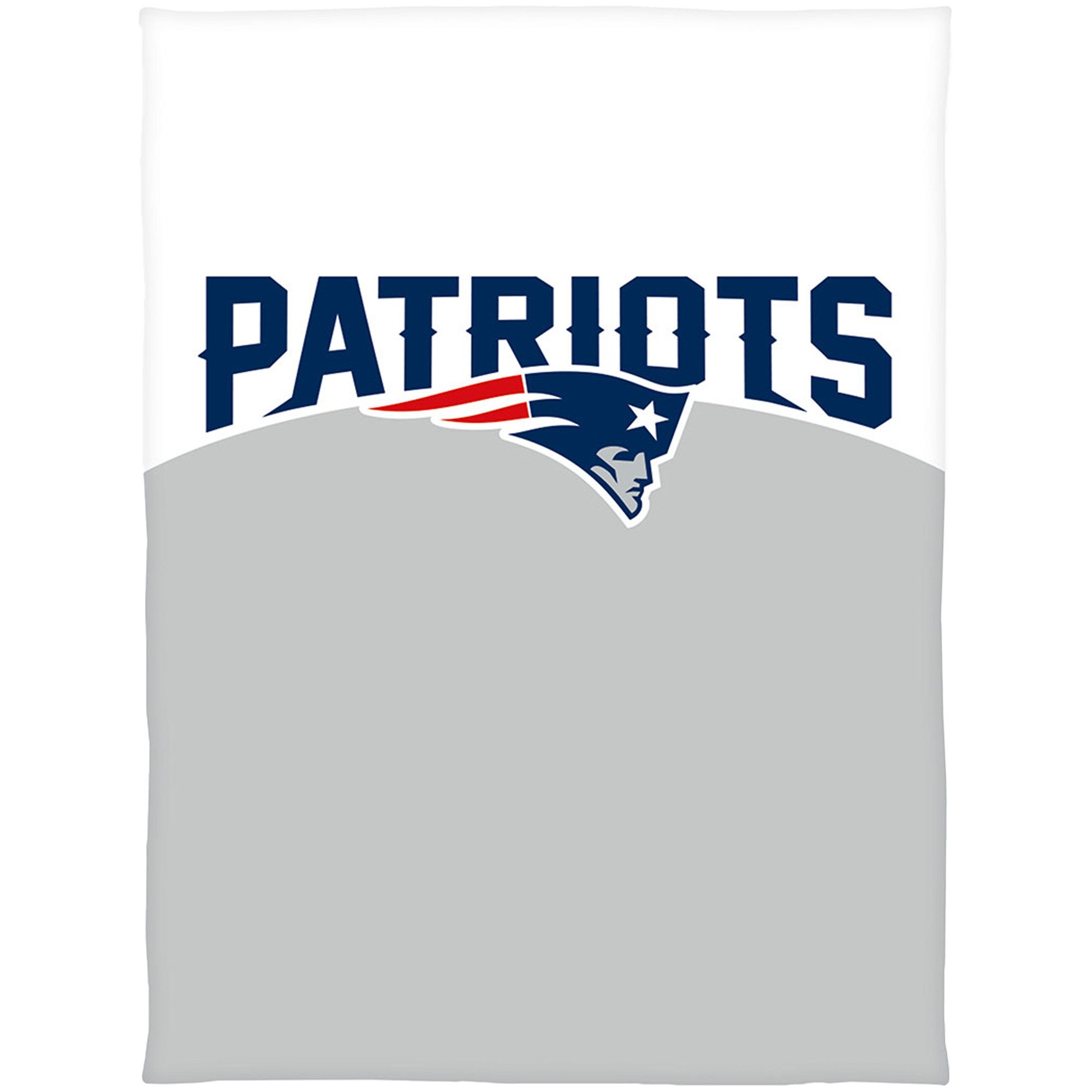 Wohndecke NFL New England Patriots Decke 150x200 cm Wellsoft Kuscheldecke, BERONAGE, passend zur Bettwäsche, ideal für Sofa, Couch, Bett, Auto, Camping