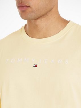 Tommy Jeans T-Shirt TJM REG LINEAR LOGO TEE EXT mit Markenlabel