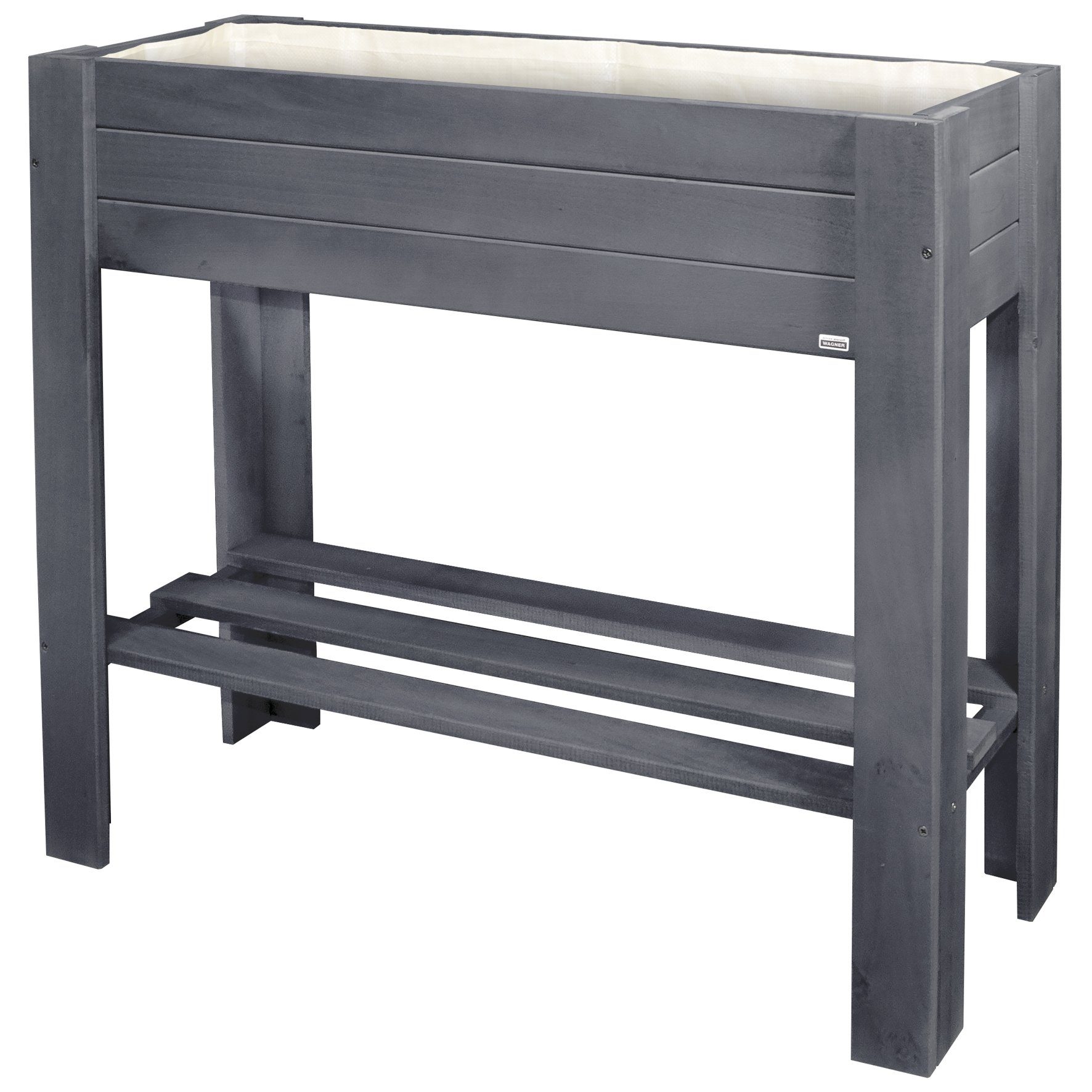 Hochbeet GreenBOX Light - 70 x 83 x 34,5 cm - verschiedene Farben - Nadelholz massiv I FSC® I Regalboden I inkl. Pflanztasche