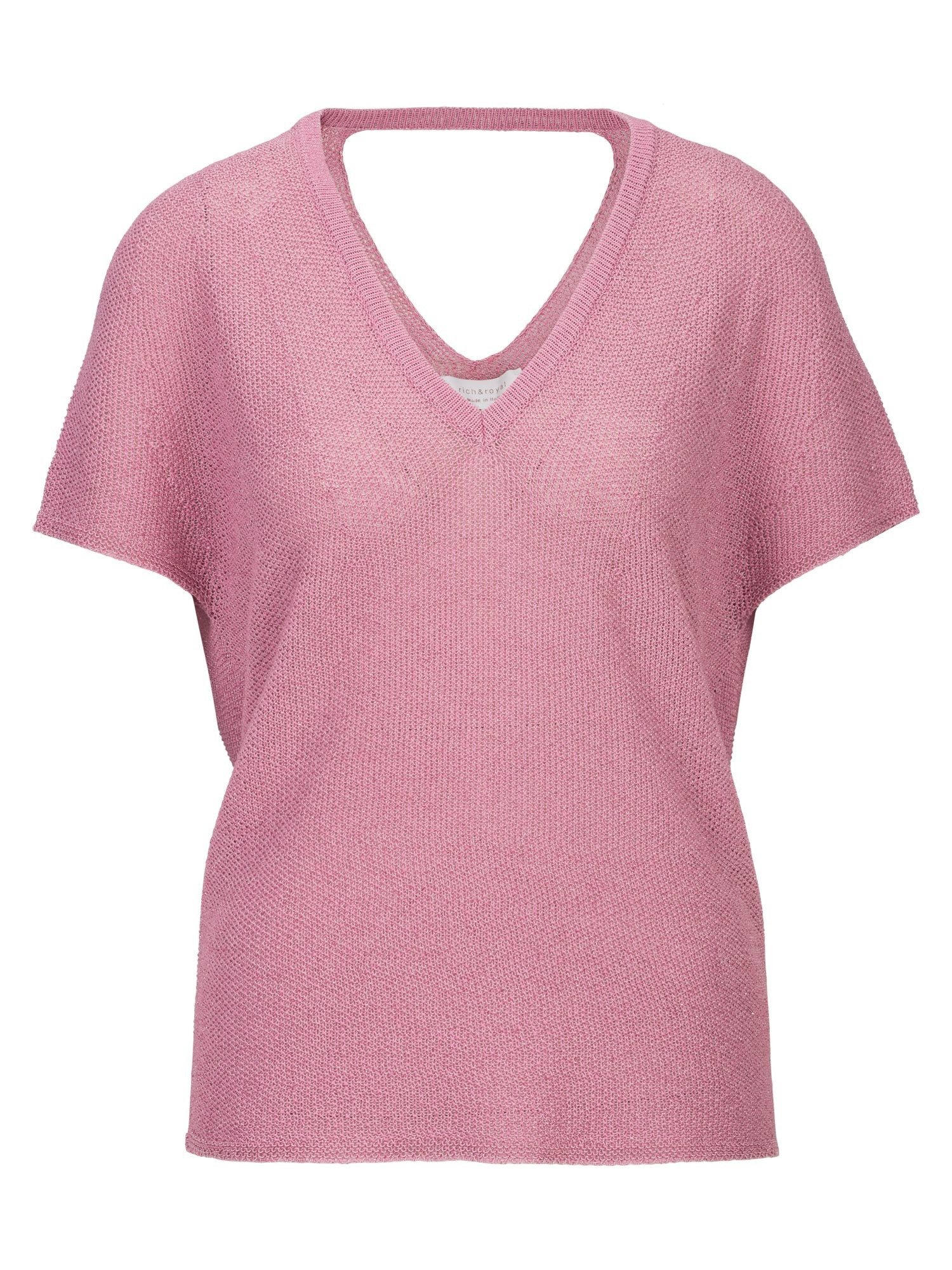 RICHROYAL T-Shirt D-Strick (1-tlg)