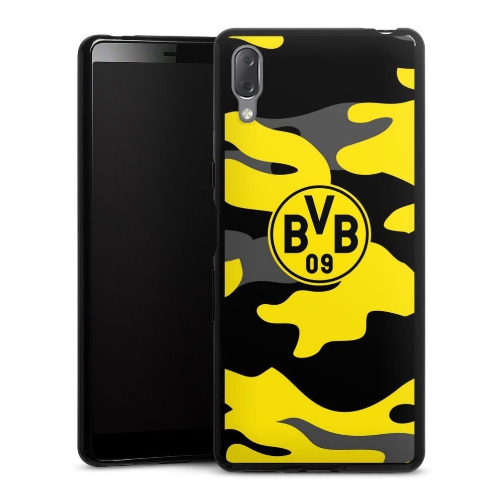 DeinDesign Handyhülle BVB Borussia Dortmund Fanartikel BVB Camo, Sony Xperia L3 Silikon Hülle Bumper Case Handy Schutzhülle