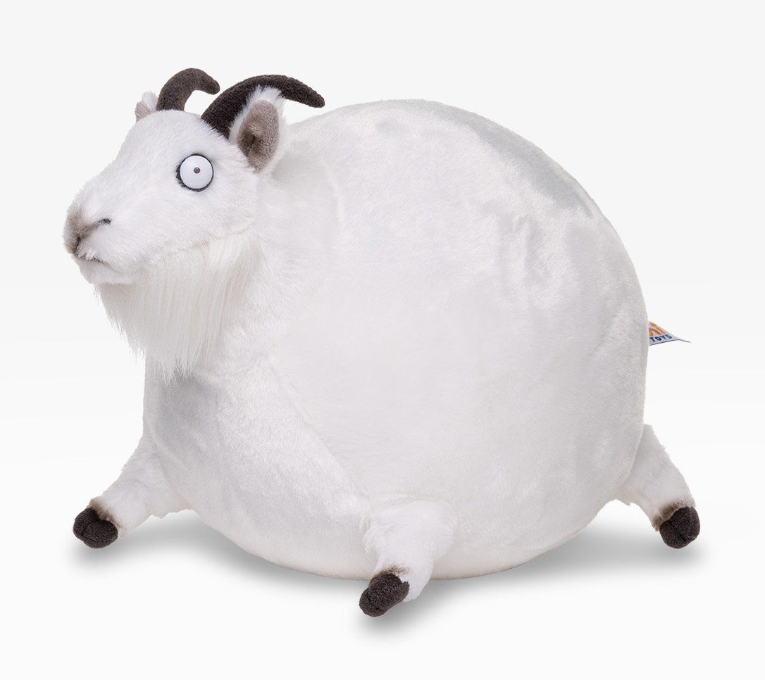 Kuscheltier ROLLIN' WILD - Bergziege, Ziege - 28 / 22 cm - Plüschtier von Uni-Toys