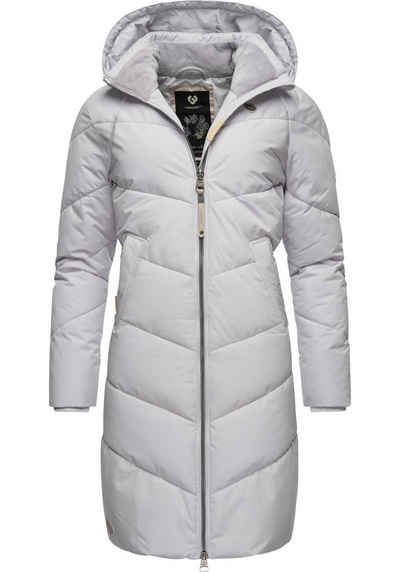 Ragwear Wintermantel Rebelka stylischer Winterparka mit abnehmbarer Kapuze