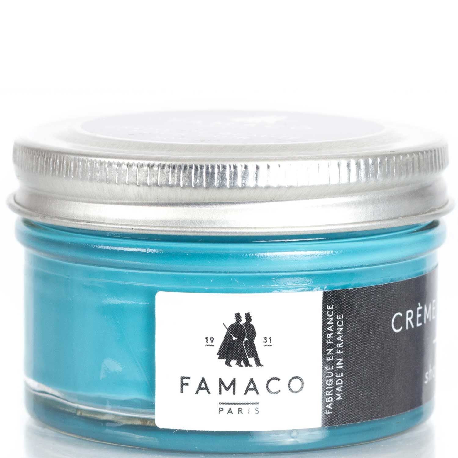 Famaco FAMACO Ledercreme Schuhemulsion für Glattleder 50 ml Blau-Töne Schuhcreme