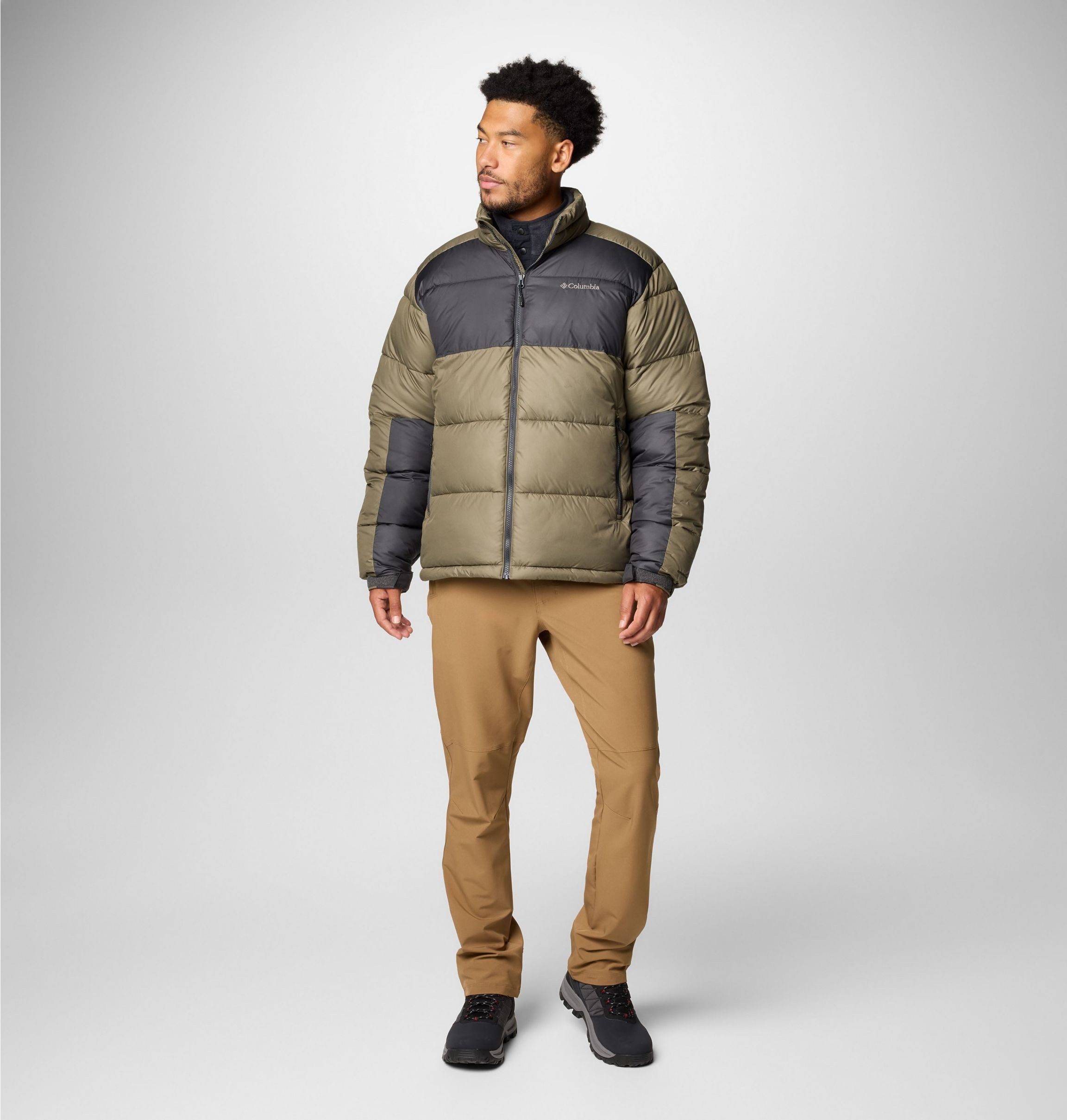 Columbia Winterjacke PIKE LAKE II JACKET mit Reißverschluss, aus Polyester, gerader Abschluss, normale Länge