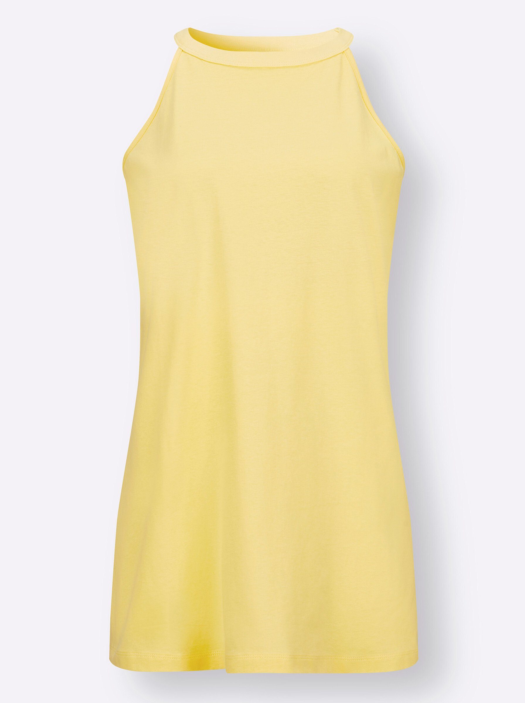 Sieh an! Shirttop Longtop Ärmellos