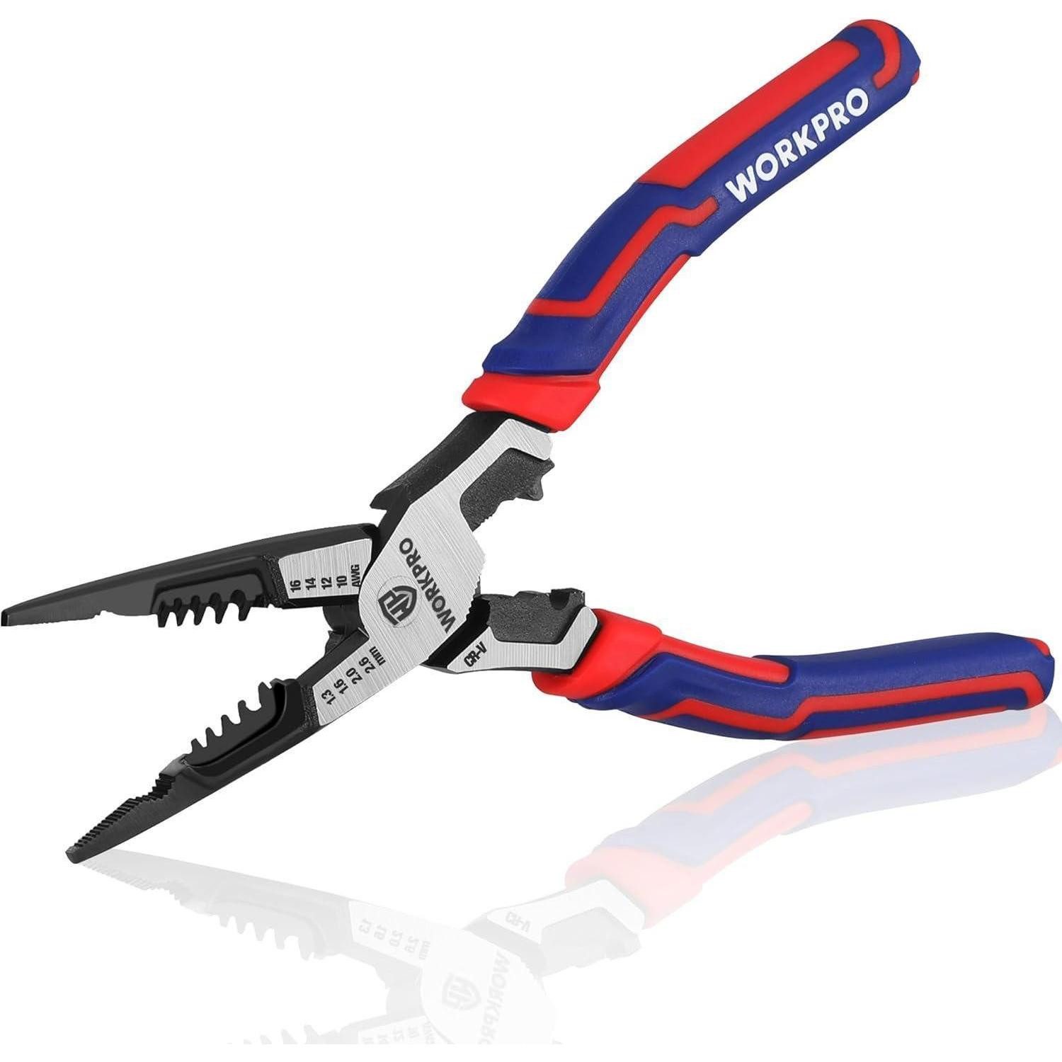 Multitool Spitzzange Flachrundzange Multifunktionszange Cr-V Stahl für