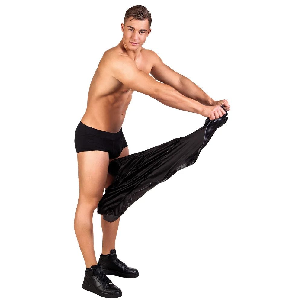 Party Factory Zip-off-Hose Stripperhose M/L – Schwarze Reißverschluss-Hose zum Abreißen Männer