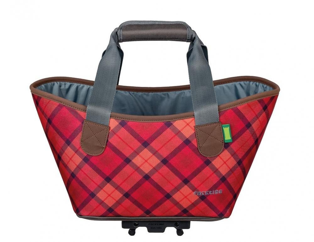 Fahrradkorb Racktime Einkaufskorb Einkaufstasche Agnetha noble red 34x25,5x37 cm