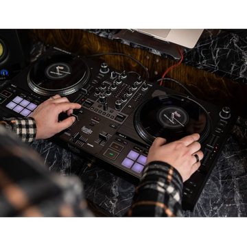 HERCULES DJ Controller DJControl Inpulse T-7 2-Deck USB-DJ-Pult, (Inkl Software), mit Kopfhörer
