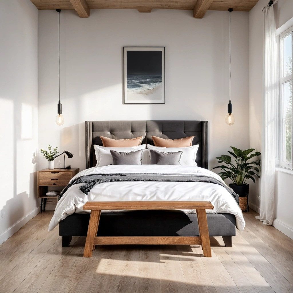 Marrakesch Orient & Mediterran Interior Sitzbank Skandinavische Sitzhocker Schuhbank Hocker Palmer (1-St), Handarbeit