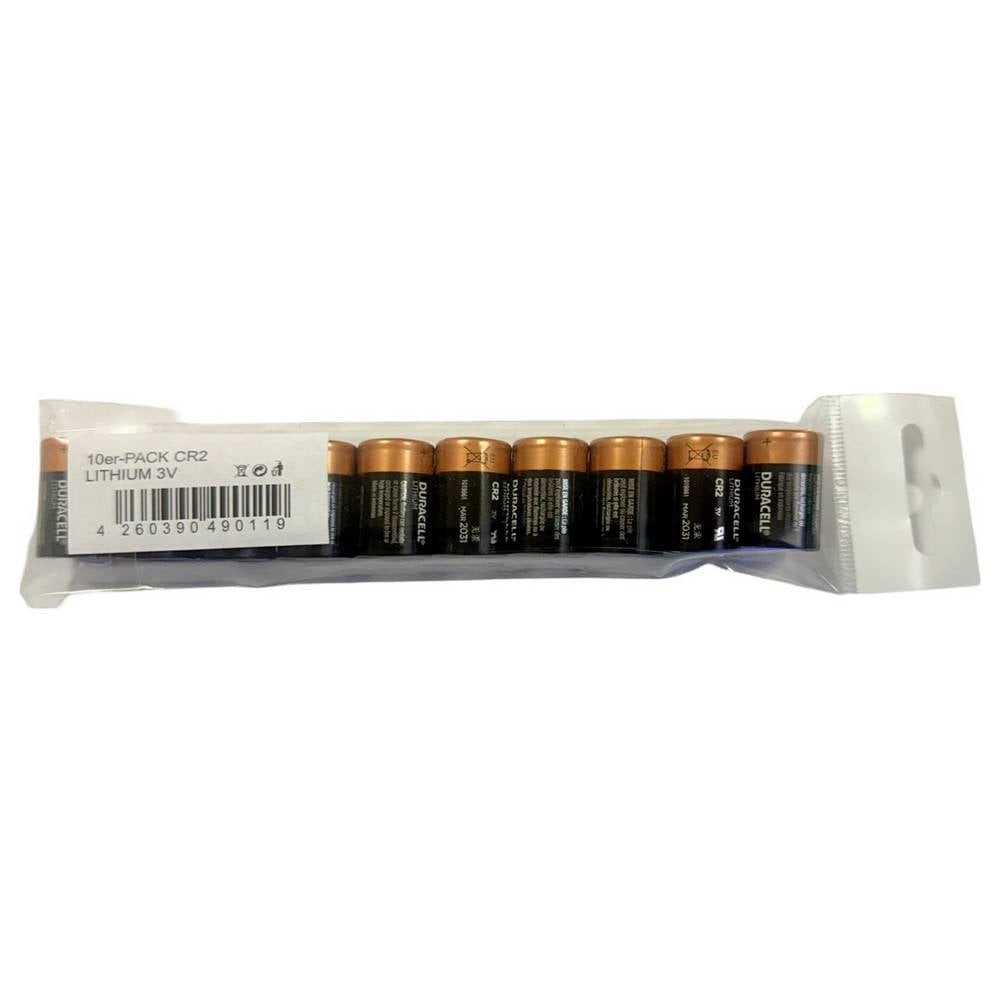 Duracell Foto-Lithium-Batterie CR 2, 10er BCR2DMULTI10 Fotobatterie