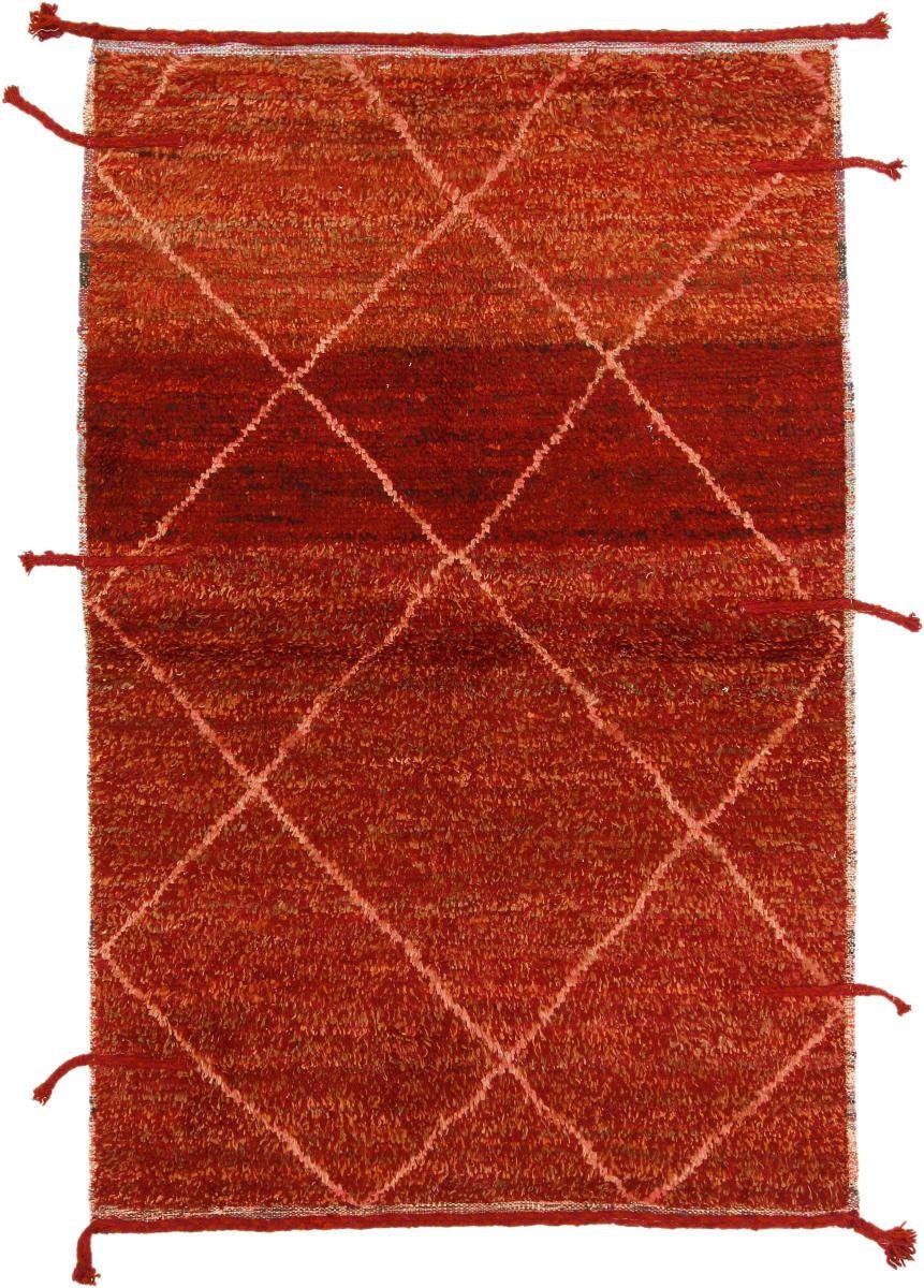 Orientteppich Berber Nain Höhe: 121x186 Trading, Moderner 25 Handgeknüpfter rechteckig, mm Maroccan Orientteppich, Design