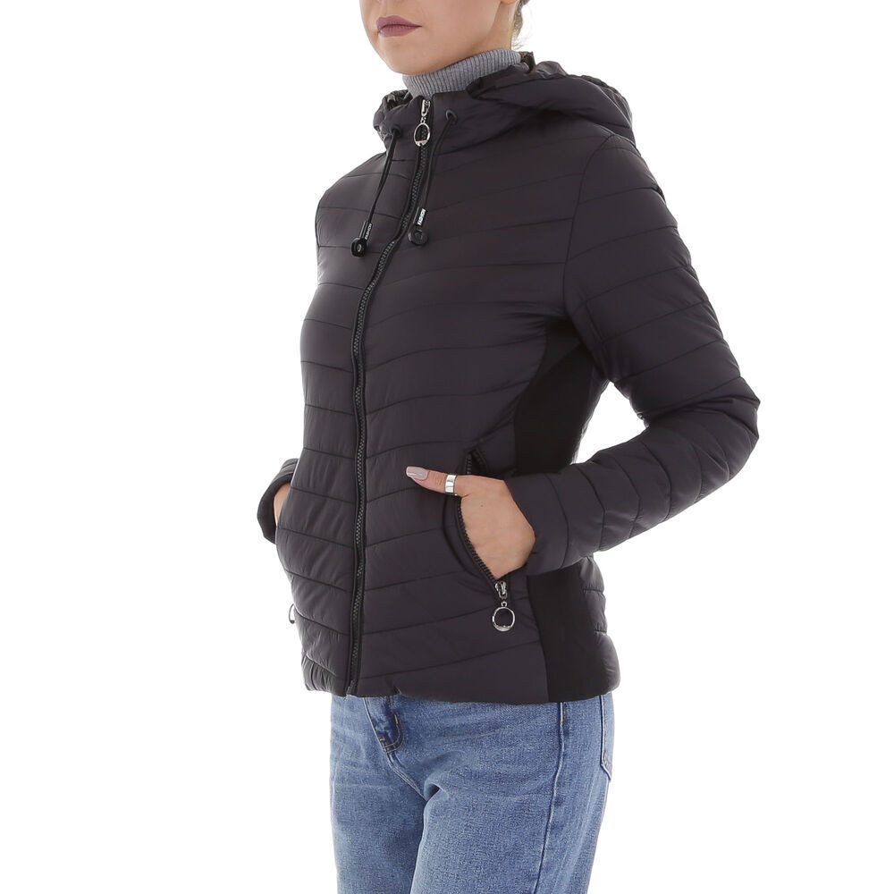Ital-Design Steppjacke Damen Freizeit (87256509) Kapuze Gefüttert Übergangs günstig online kaufen