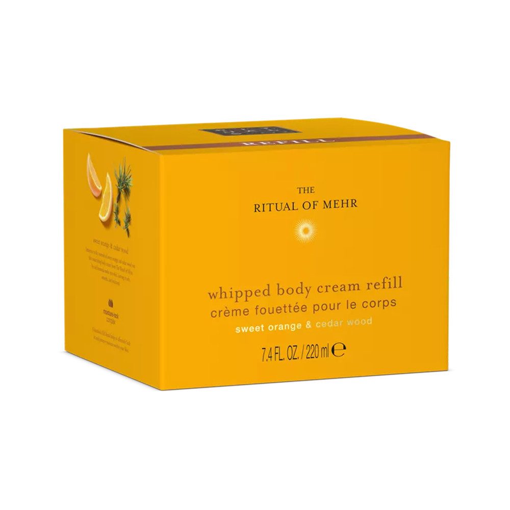 Rituals Körpercreme Rituals Körpercreme Nachfüllpackung The Ritual of Mehr 220 ml, 1-tlg., Reichhaltige Körpercreme mit süßer Orange und Zeder