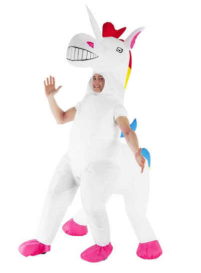 Morphsuits Kostüm Riesen Einhorn, Einzigartiges Einhornkostüm mit integriertem Gebläse