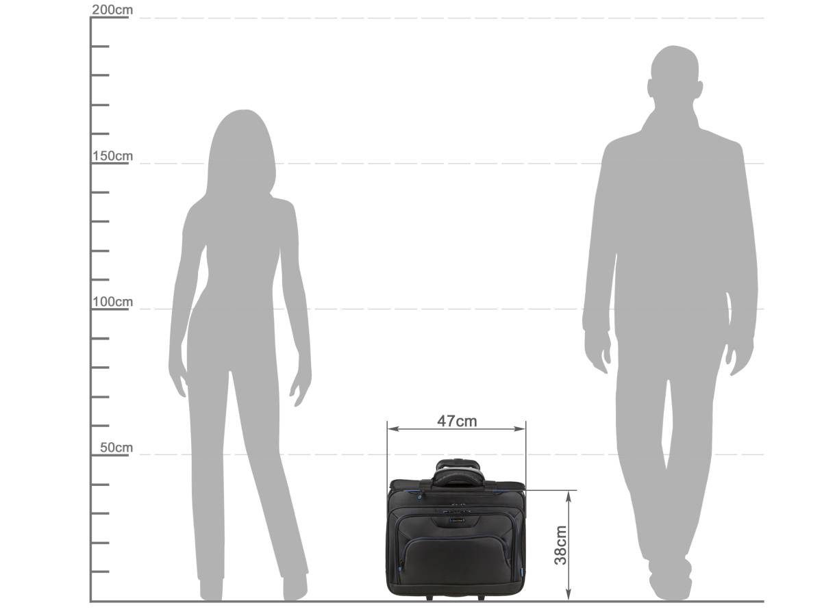 LIGHTPAK® Aktenkoffer Pioneer, 2 Rollen, Business-Trolley, Pilotenkoffer