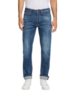 Esprit Straight-Jeans Selvedge Jeans – gerade Passform, mittelhoher Bund