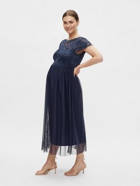 Mamalicious Spitzenkleid Mivana (1-tlg) Spitze, Drapiert/gerafft