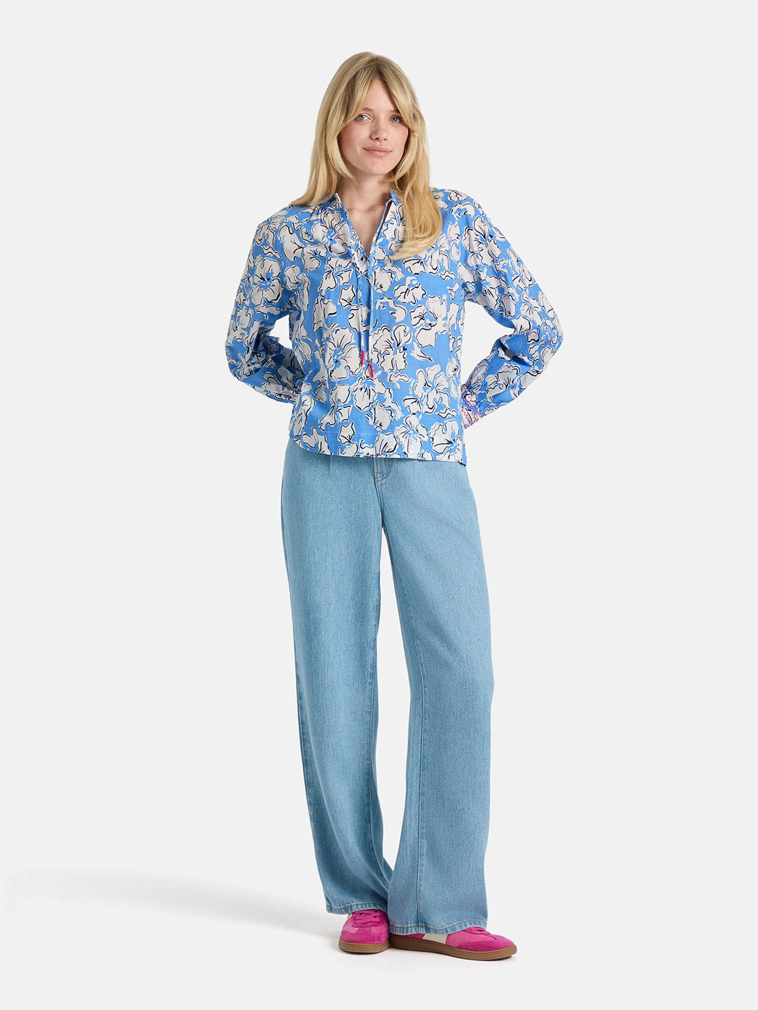Lieblingsstück Klassische Bluse RukaniL aus 100% Baumwolle