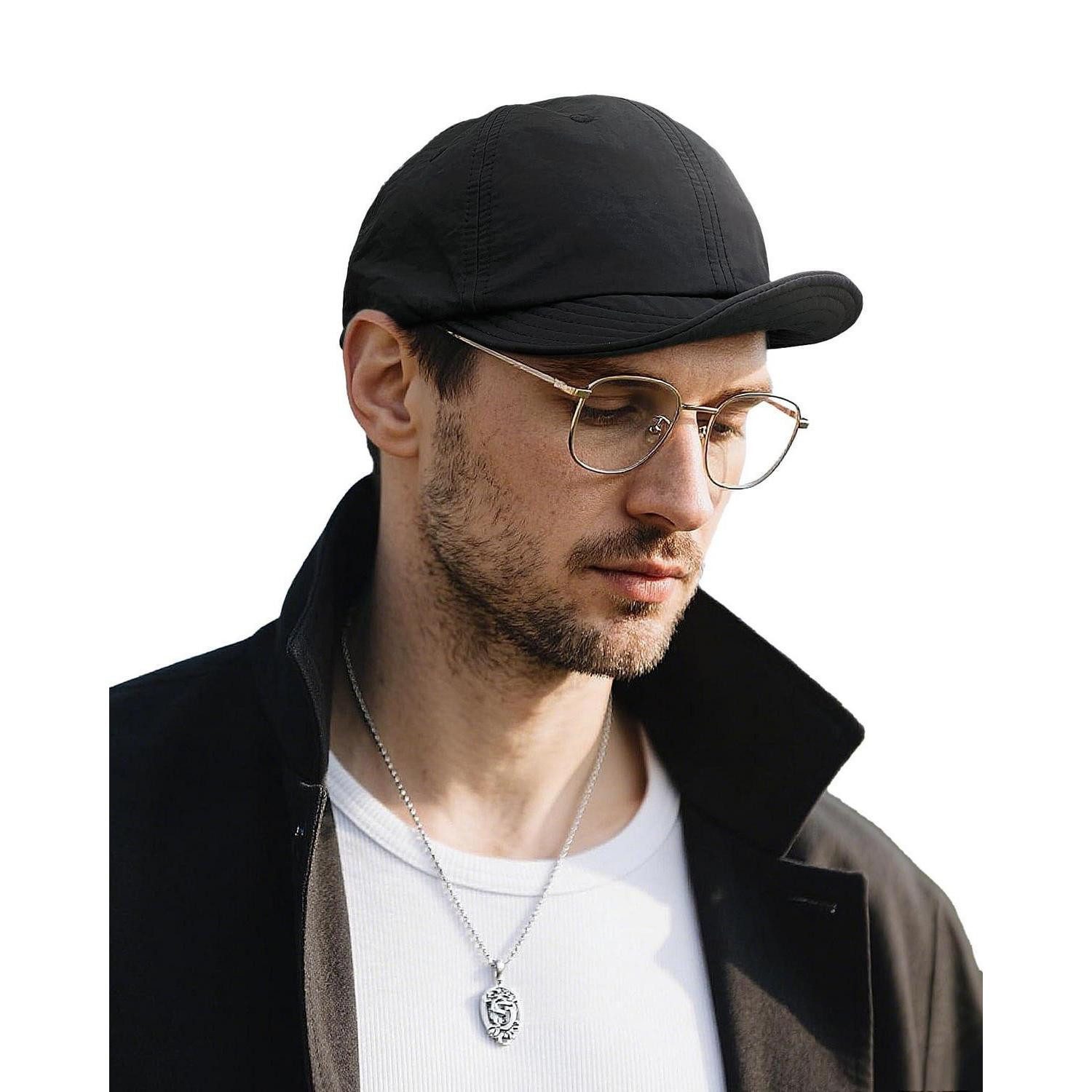 Baseball Cap Basecap Herren Cotton Krempe UPF50 6 Panel Outdoor CDGE-BSGD25-Black