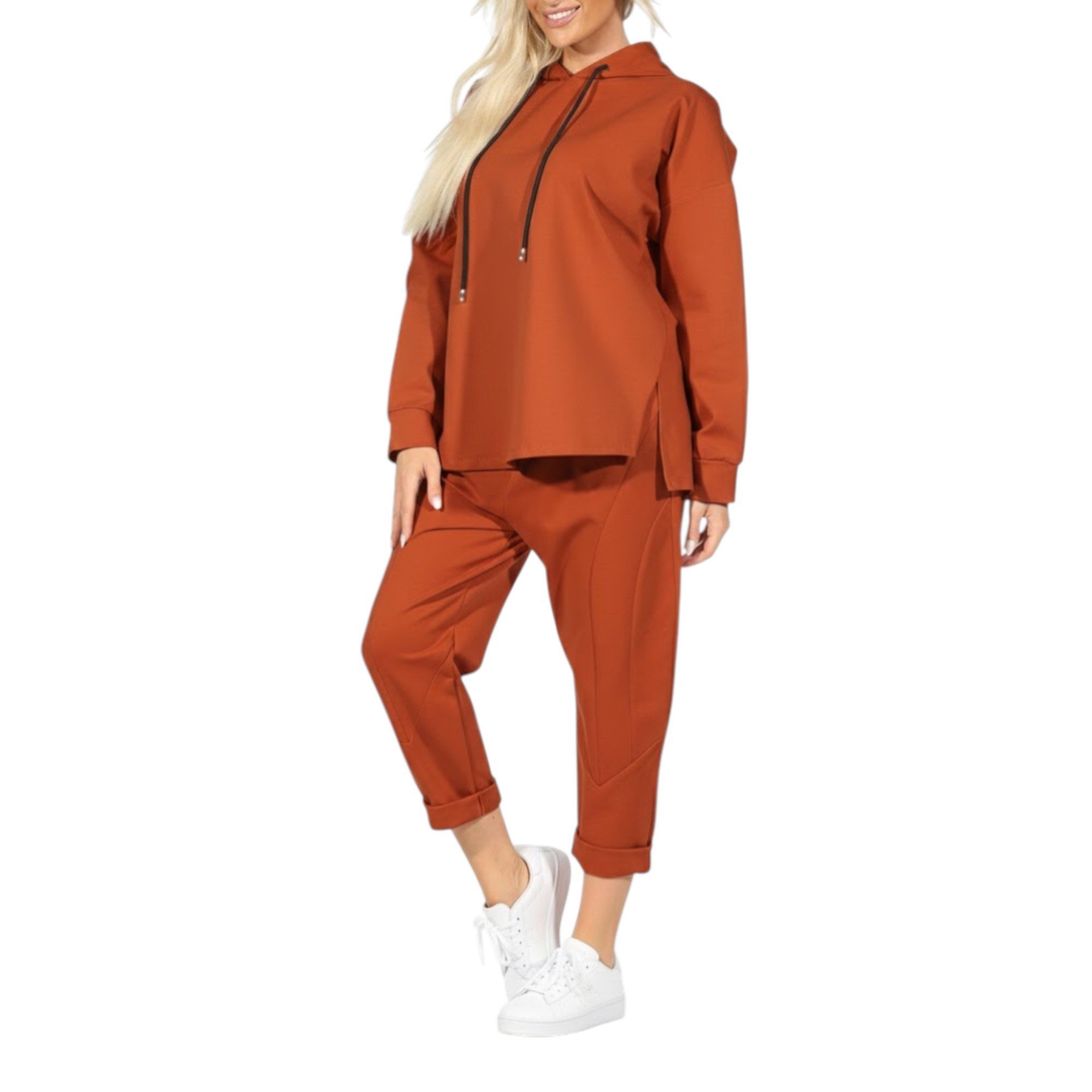 simaranda Jogginganzug Damen Jogginganzug 7036 36-42 Rost günstig online kaufen