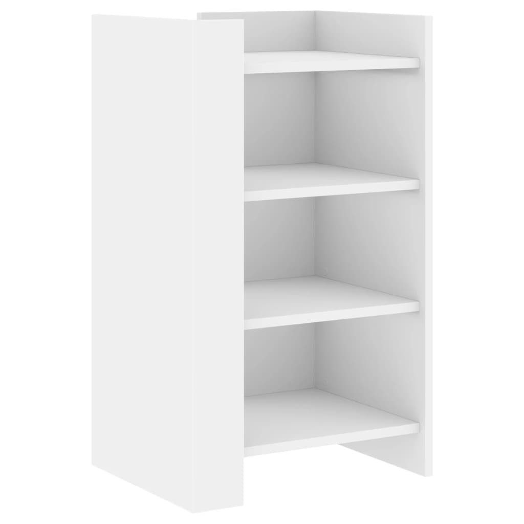 vidaXL Kommode NA Sideboard Weiß 45x35x75 cm Holzwerkstoff für modernen Stauraum