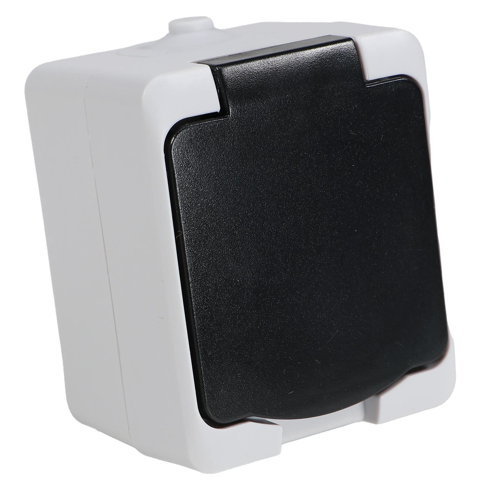 REV Ritter GmbH Aufputz-Steckdose REV AquaMini Feuchtraum Set 4x Steckdose 2x Aus-/Wechselschalter, 6-St.