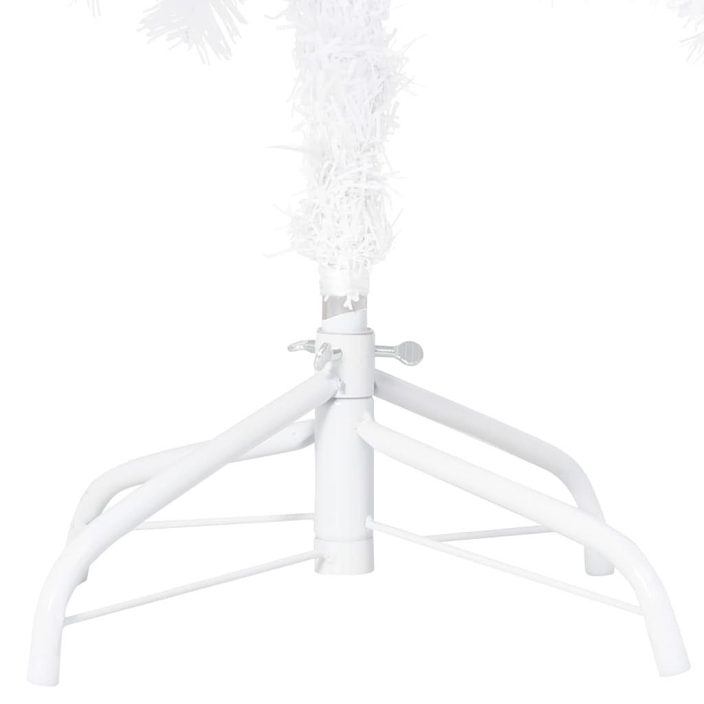 Künstlicher 180 mit Weihnachtsbaum Zweigen furnicato Dicken cm PVC Weiß