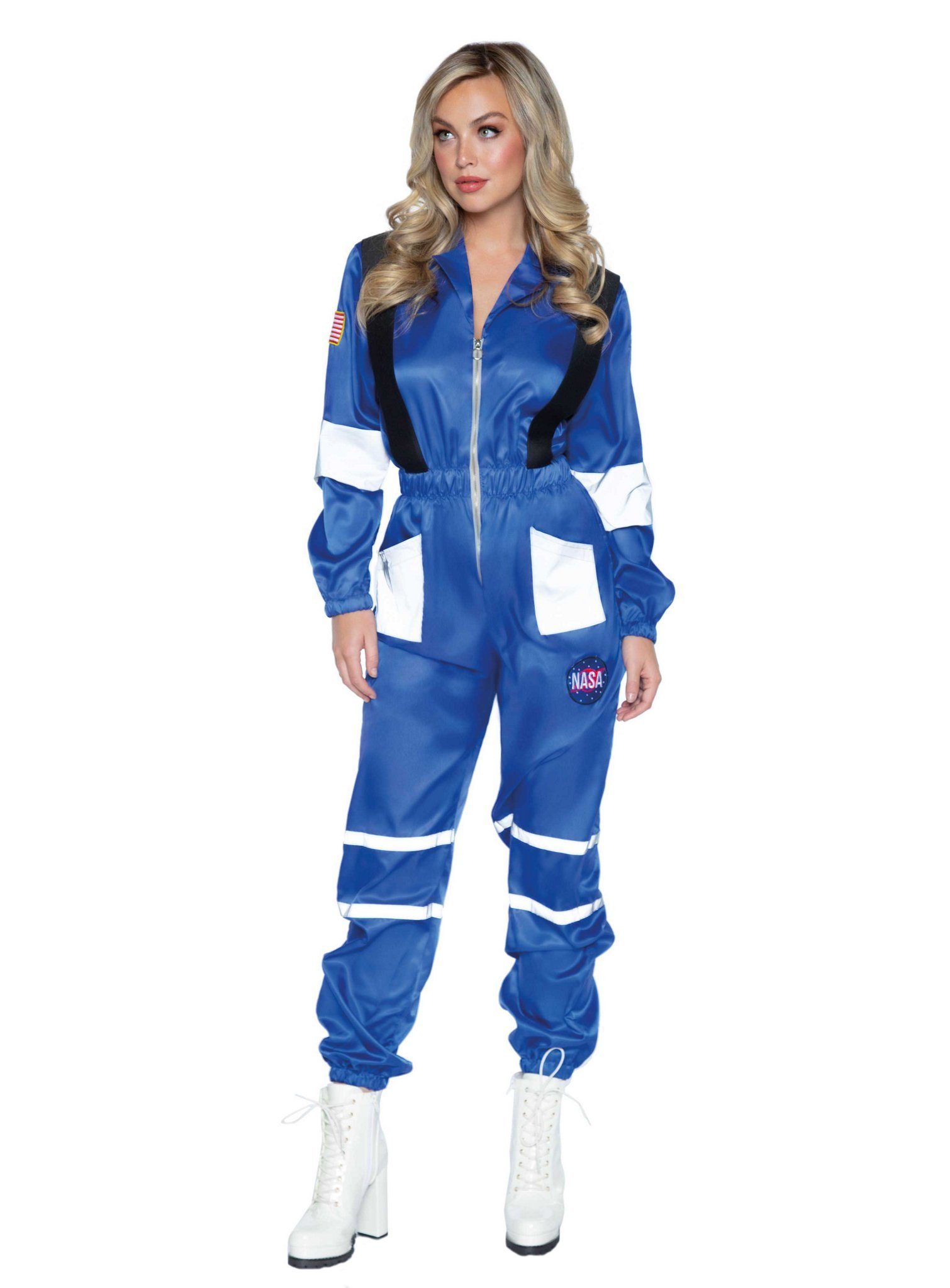 Leg Avenue Kostüm NASA Spacesuit, Overall für Deinen nächsten Weltraumspaziergang!